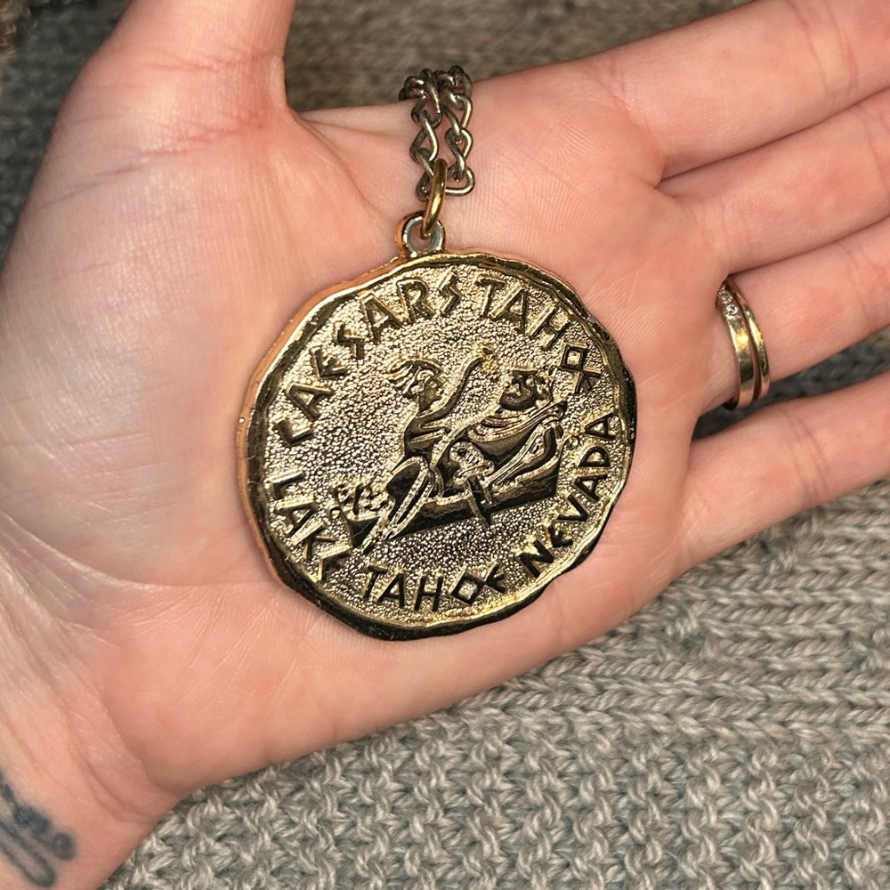 3/$10 Vintage Caesars Lake Tahoe Medallion - Picture 3 of 5